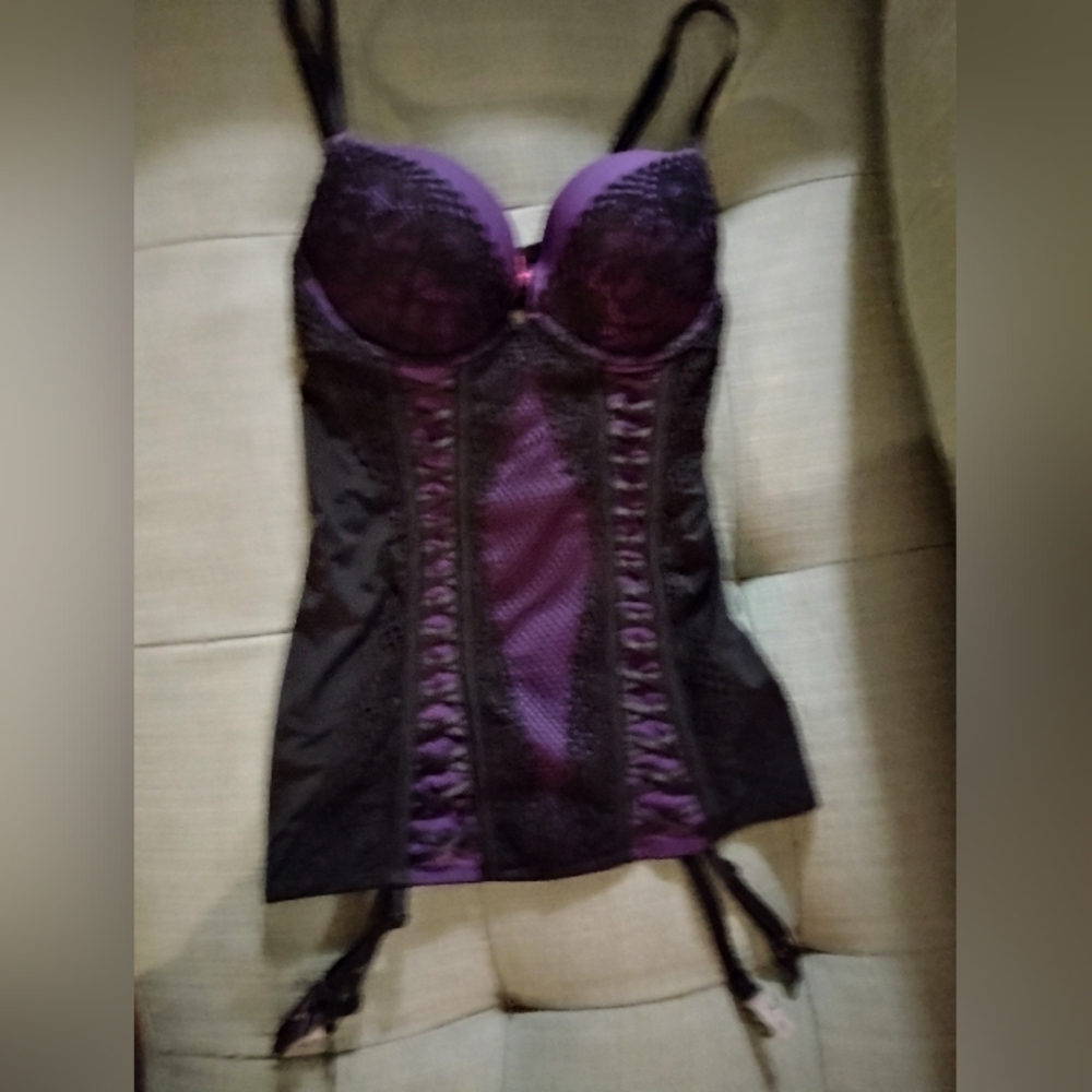 LA SENZA SZ XS MERRYWIDOW PURPLE & BLACK